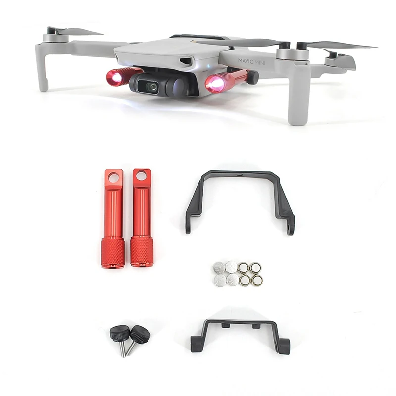 STARTRC For DJI mini 2 Drone Accessories Navigation Light Night Lamp Flight Light Kit Alloy Shell Sturdy Drone Night Lamp