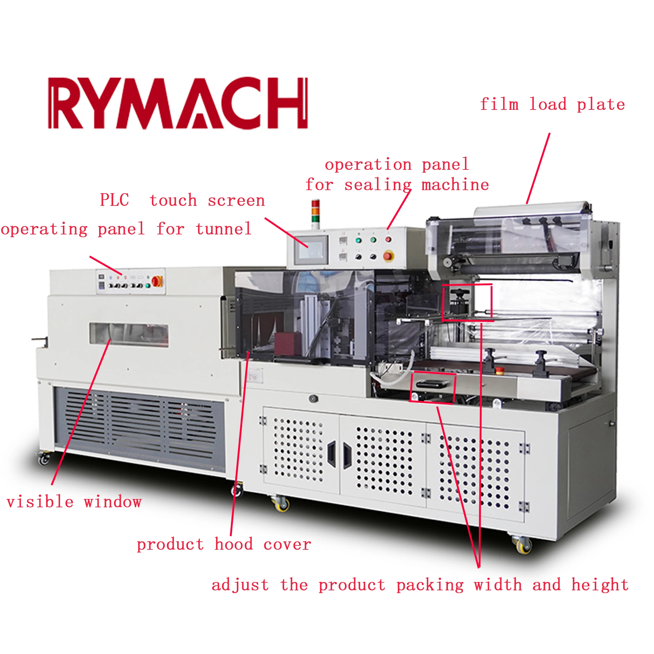 Chinese Handmade Pastry Gift Box Side Sealing Shrink Packing Machine