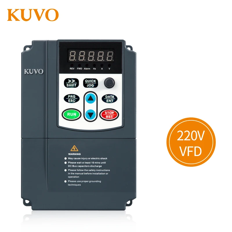 230 В однофазный вход 1.5kw 2HP VFD частотно-регулируемый привод инвертор с бессенсорным векторным
