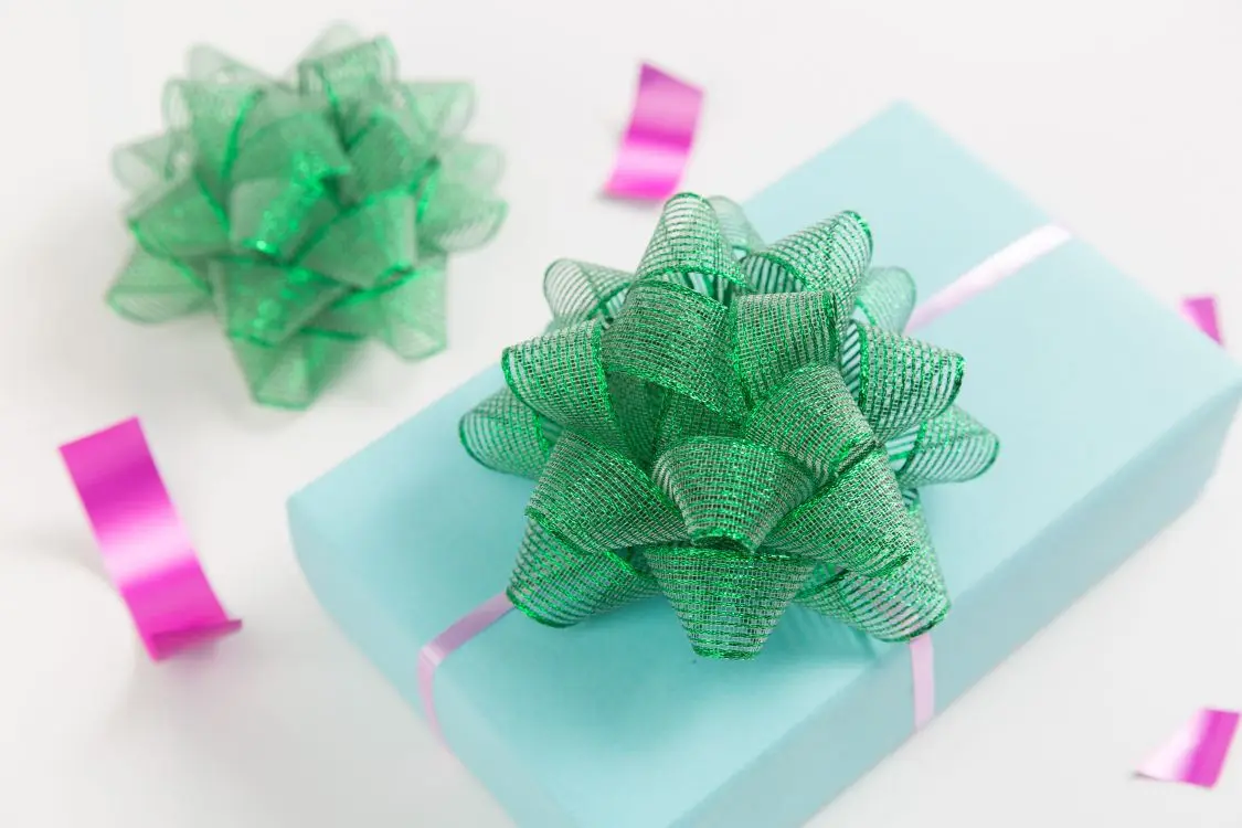 Christmas Decorations 2024 Colorful Plastic Ribbon Star Bow Make Gift Bows Ribbon Ribbon Bows For Packing