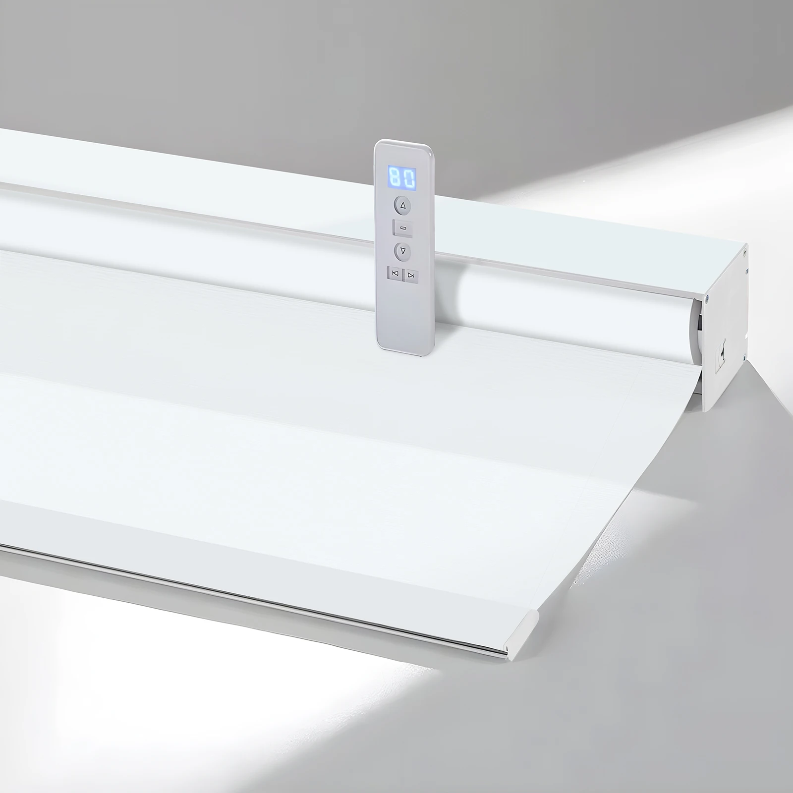 Modern Design Motorized Shades Window Sun Shades Waterproof Made Plastic Polyester Office Smart Home Use Roller blinds