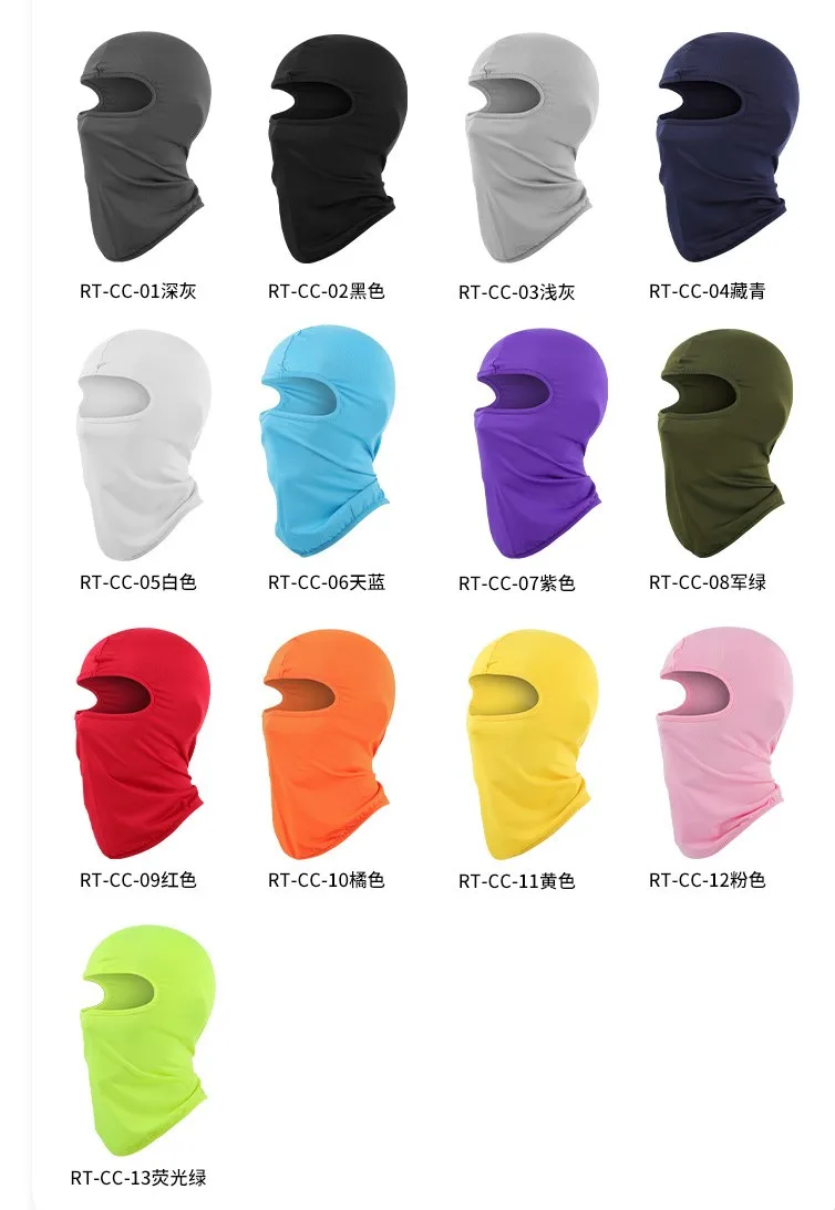 Kids Balaclavas riding Neck Warmer Face Mask Sunscreen knit Full Face Cover Children Ski Mask 1 Hole Balaclava