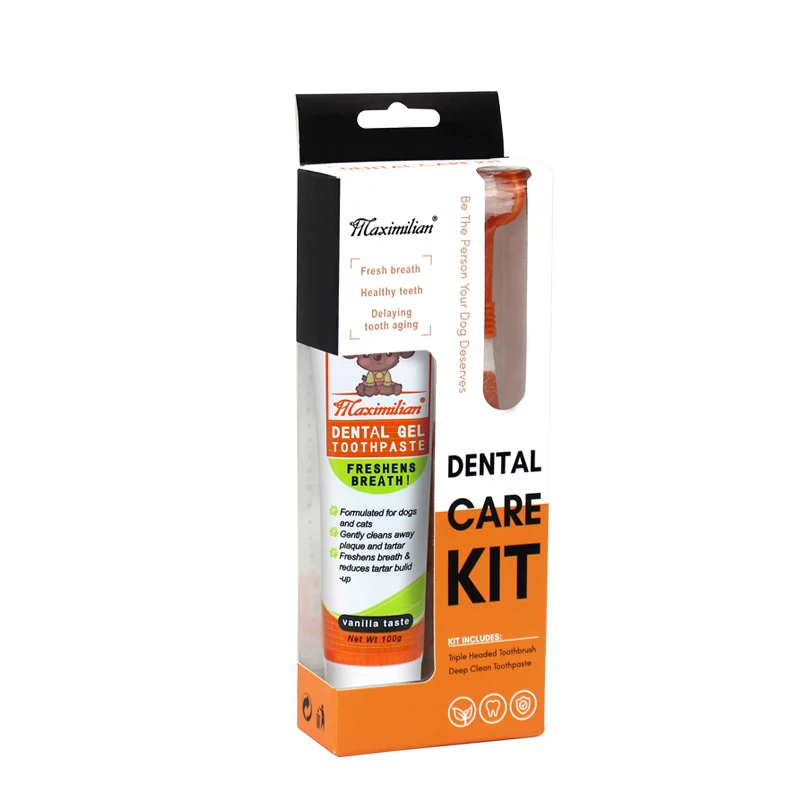 Manufacturers Sell At Low Prices Pet Dental Care Products Pet Toothpaste Kit Dog Tooth Brush
