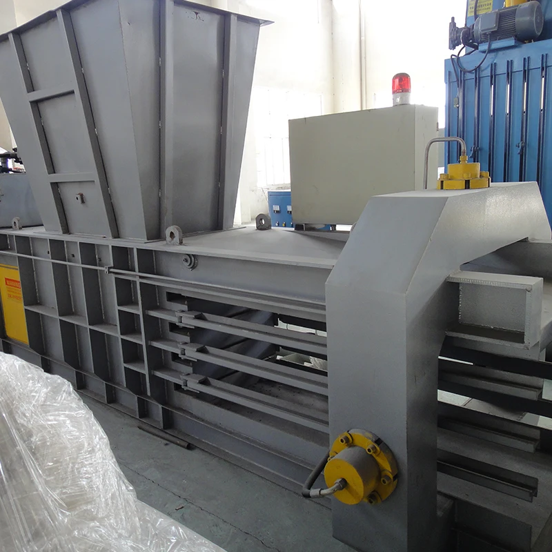 Large horizontal hydraulic baler beverage bottle waste compressor waste paper block press press baler