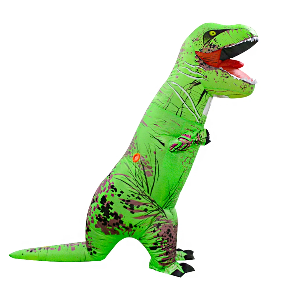 HUAYU батарейный блок на Хэллоуин надувной костюм динозавра дракона T-Rex для взрослых