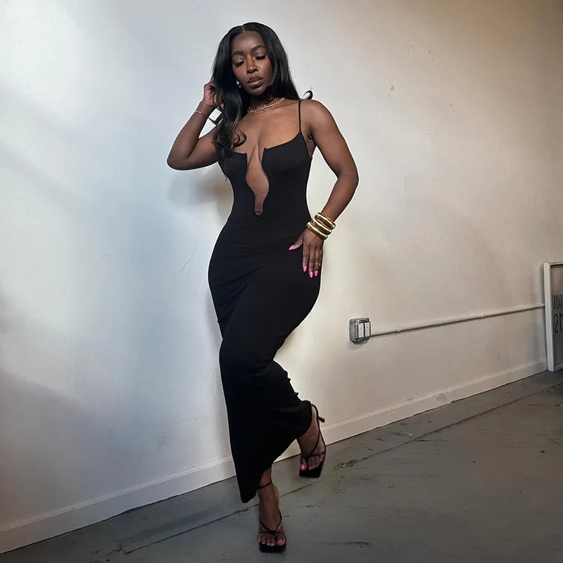 DG061650 Professional Maxi Spaghetti Straps Women 2024 Dress with great price