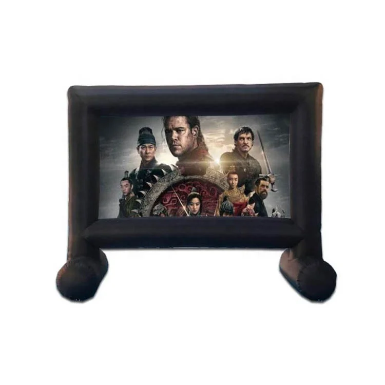 Custom Size Outdoor Film Projection Screen Movie Theater Projector Inflatable  Outdoor Movie Screen Inflatable