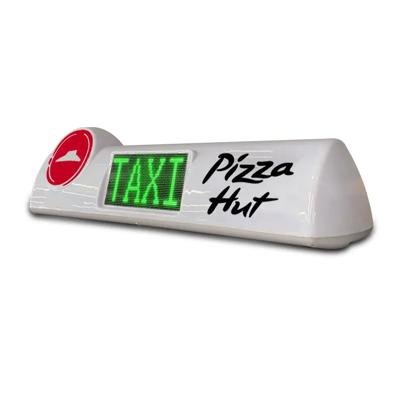 3G/4G Wifi Taxi Led Display/led Screen P2.5 P3 P4 P5 Car Advertising/taxi Top Sign For Advertising