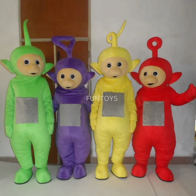 Funtoys CE Cute The Red The Teletubbies Mascot Costume  Fancy Dress Festive For Adult