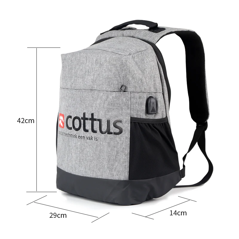 Men sport usb large wholesale plecak business anti theft  for men computer bag laptop backpack with usb charging laptop backpack