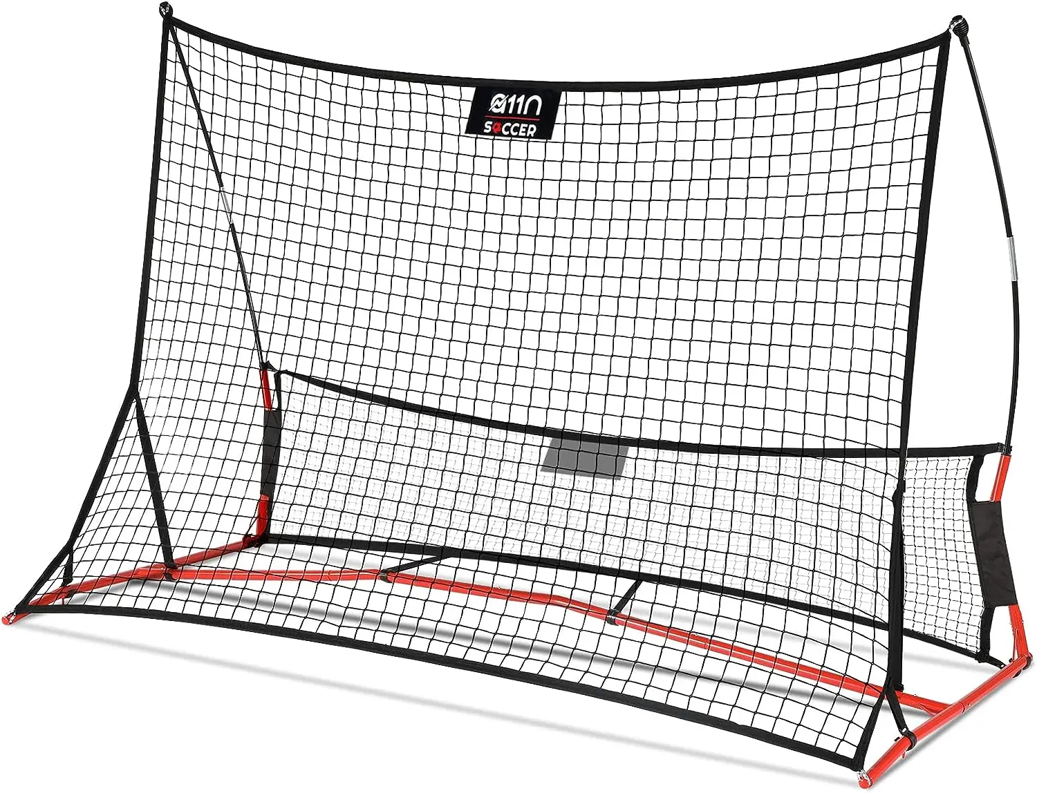 2-in-1 Soccer Training Equipment -Portable Soccer Rebounder, Dual Side for Team or Solo Soccer Training