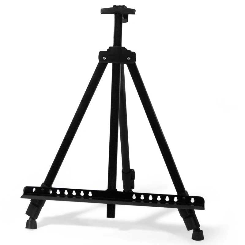 66 inches tall folding display artist easel stand with carry bag for floor/table-top drawing and displaying