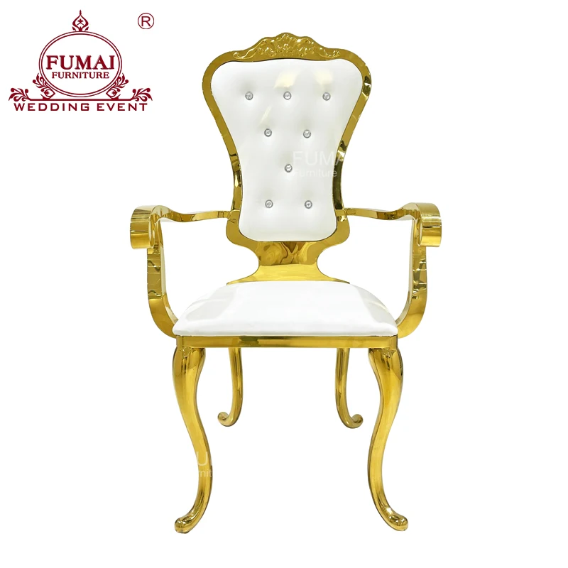 High throne wedding banquet rental armrest wedding chair