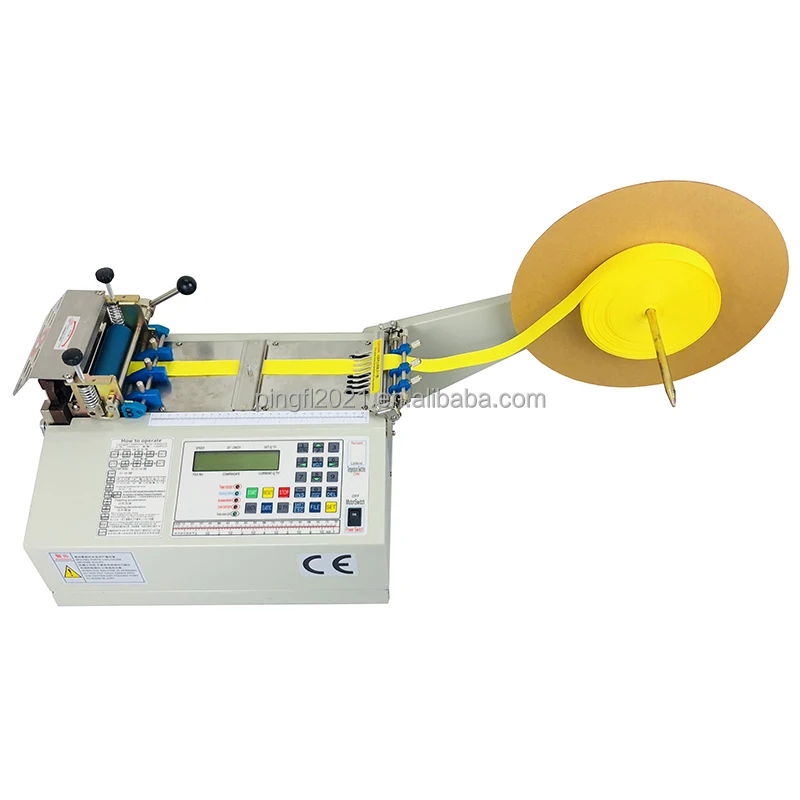 PFL-490L Stepper Motor Drive High Precision Length Stable Adhesive PVC Leather Tape Cutting Machine