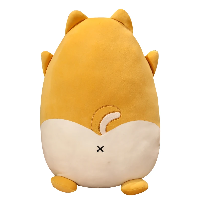 50 70 90CM Cute Plush Animal Corgi Dog Ass Puppy Fart Peach Pillow Hip Office Sofa Cushion Plush Children Toy Sleeping Cushion