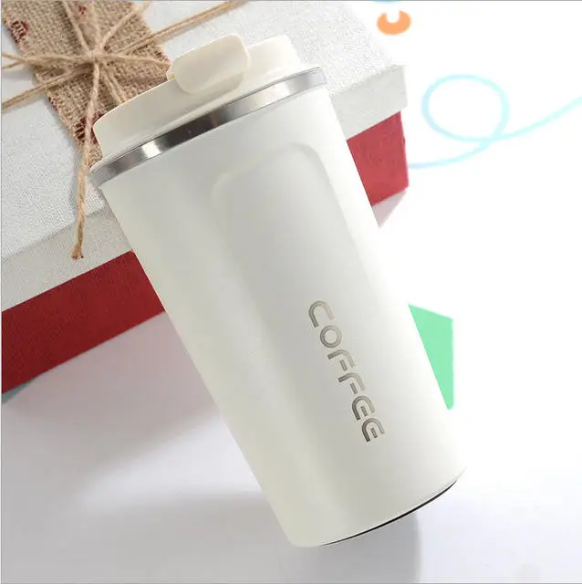 Best Selling Products In Factory Stainless Steel Insulated Leak Proof plastic Lid Thermal Coffee Mug Powder coated tumbler Cup