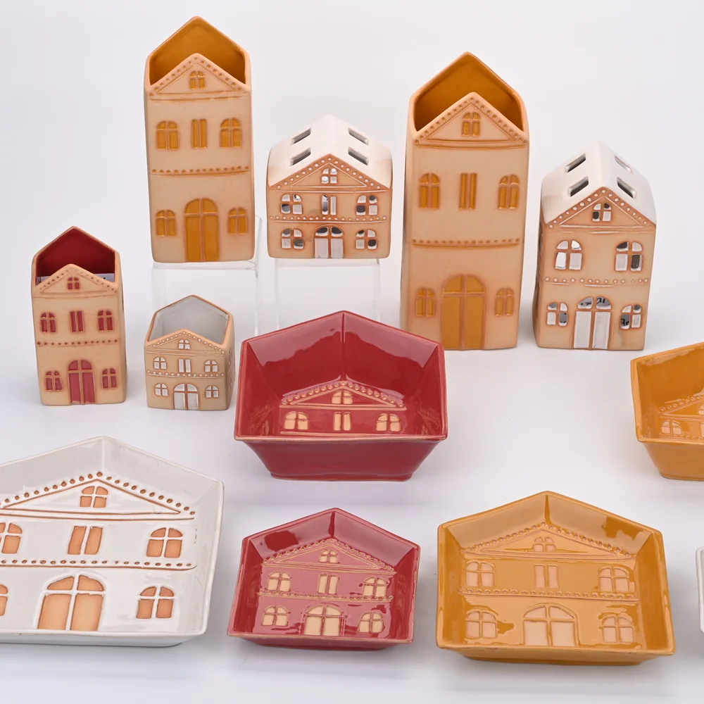 
Good quality two cute white porcelain ceramic bear decoration 