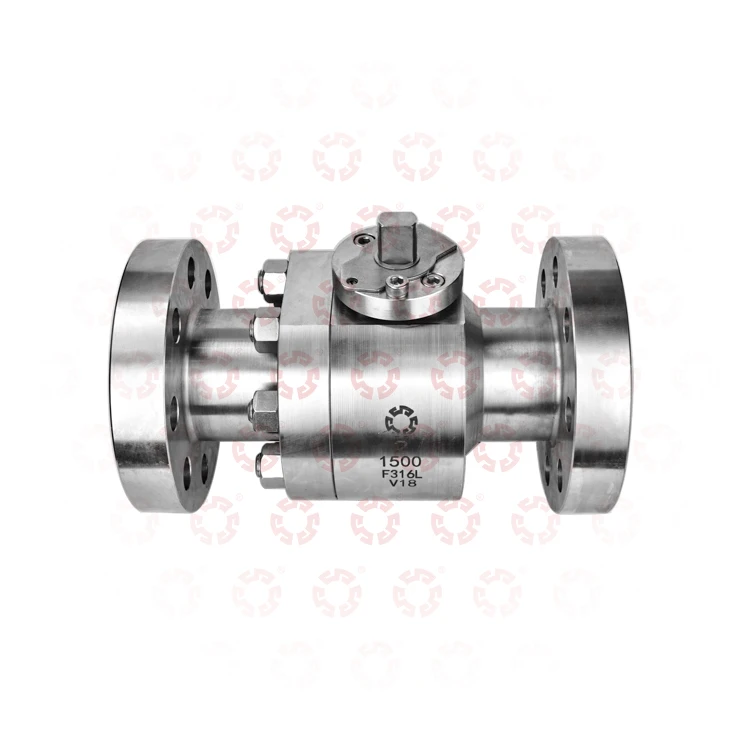 SS 304 316 F316L V18 1500LB Flanged 2pc 3pc 2way water High Pressure Ball Valve