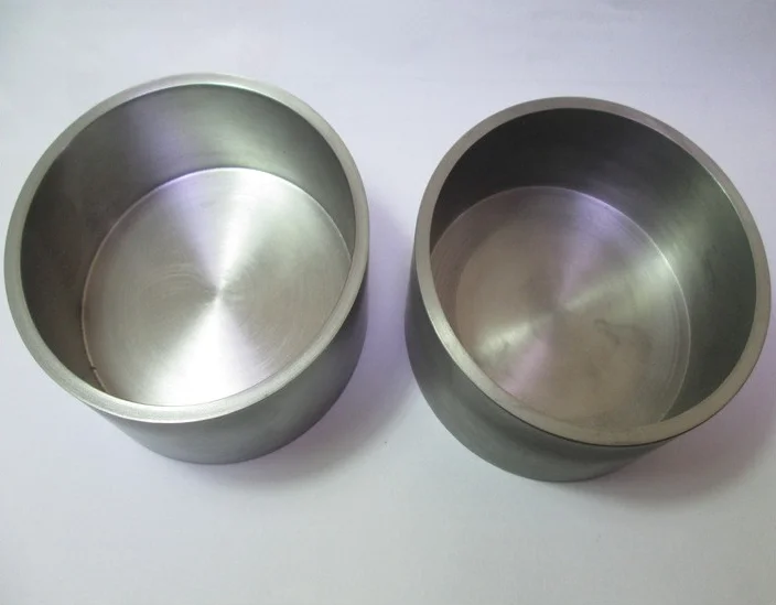 High quality customized high precision machined Pure Tungsten Crucible