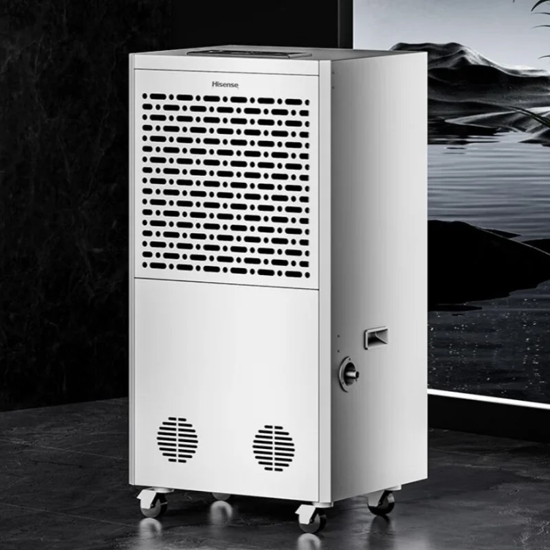 138L Portable Electric Air Dehumidifier with LED Display Industrial Greenhouse Home Basement Commercial Indoor Pool Household