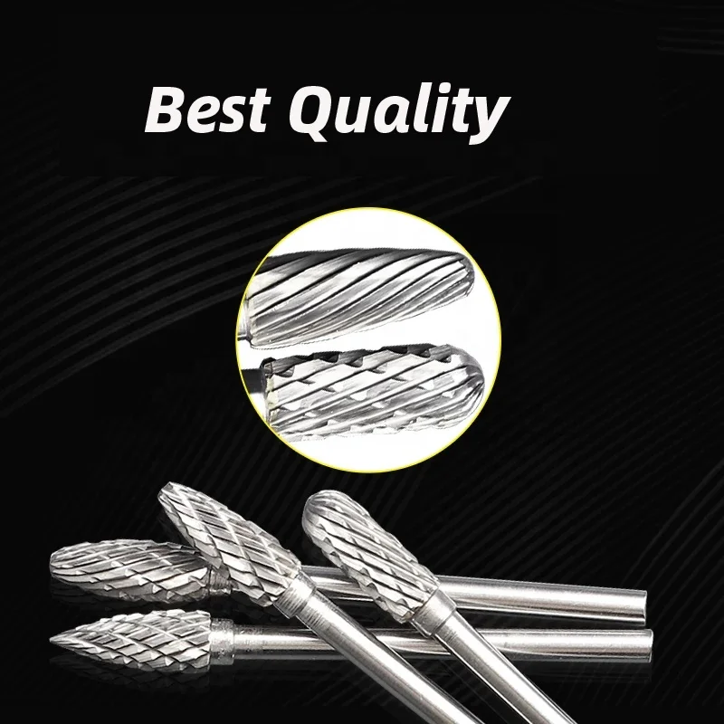 OEM High Quality Wood Cutter Power Tools Carbide Burr Wholesale Tungsten Carbide Rotary Burr