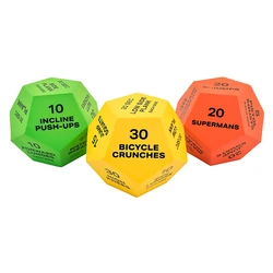 12 Sided Exercise PU Foam Exercisefor Workout Yoga Dice Anti Stress Dice Game Toy Dice