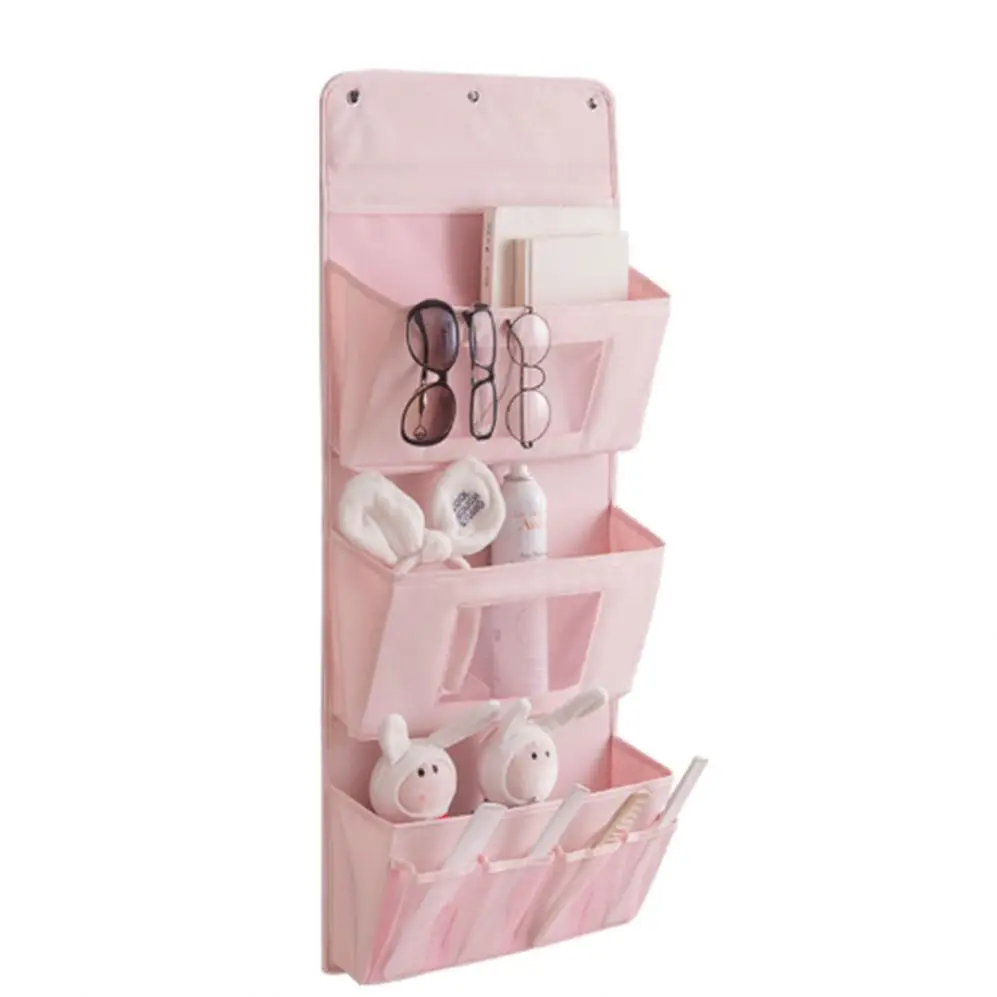2024 New Product Distributor Wanted Wall Mount Large Fabric Door Hanging Jewelry Bra Tie Socks Organizer Bag