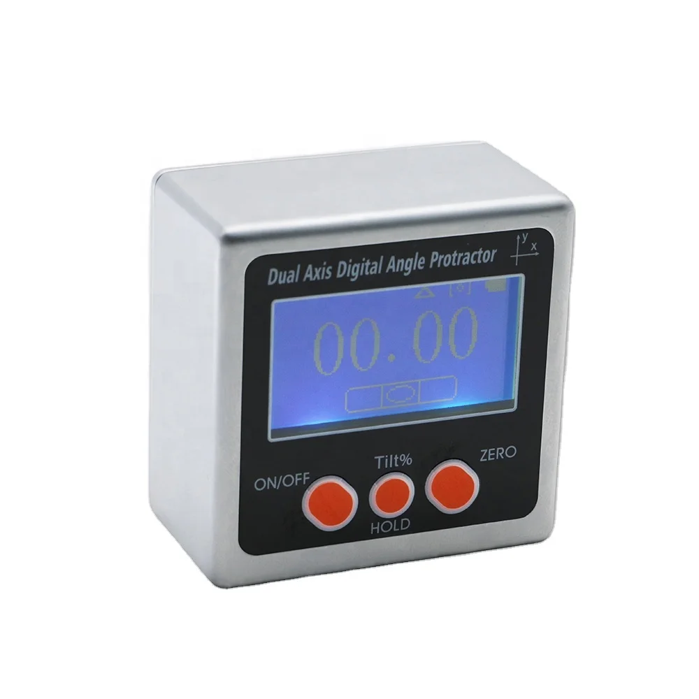 Dual axis Mini Digital Inclinometer with magnet  Electronic digital protractor Digital level Box