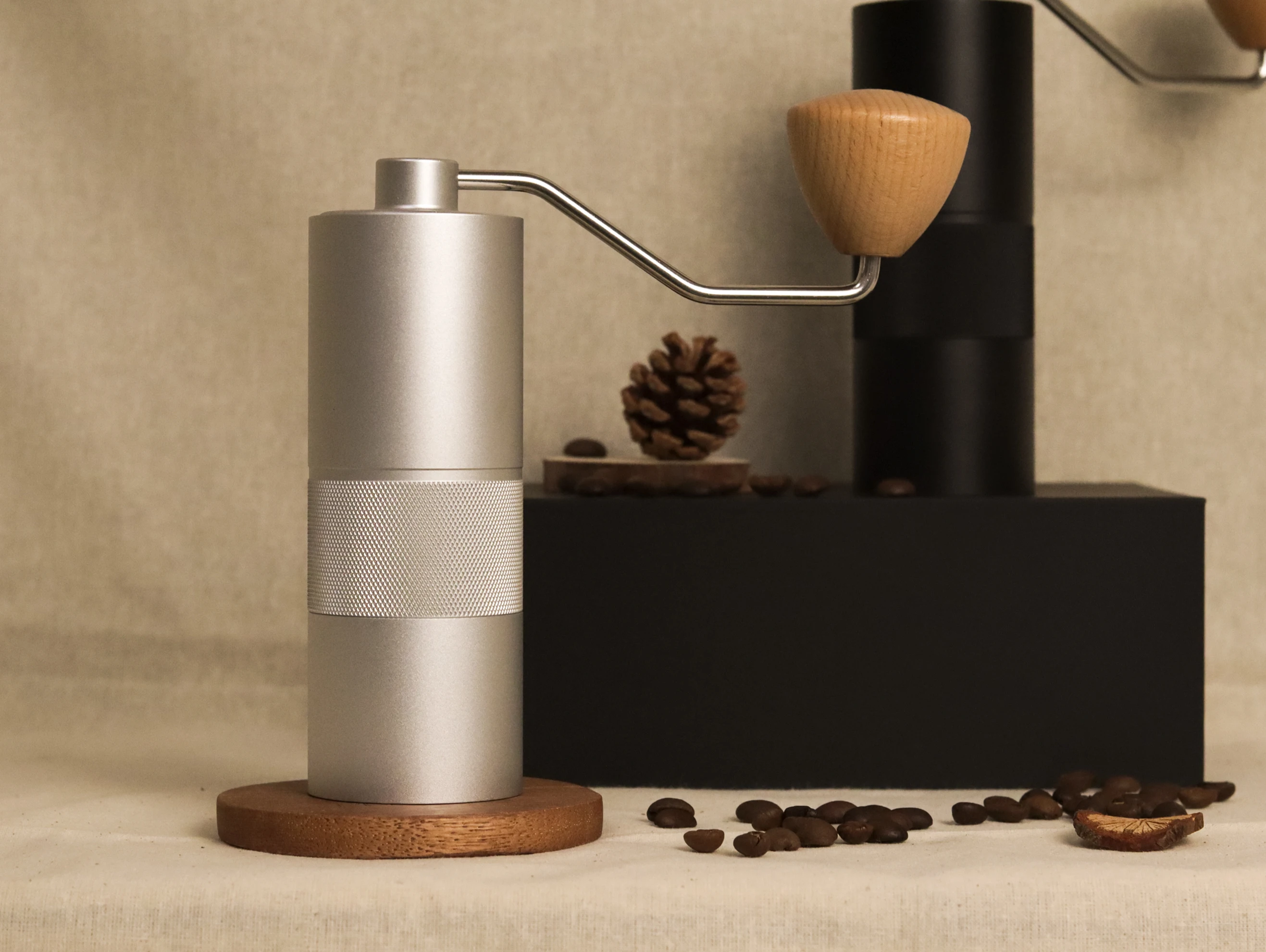 stainless steel manual manual coffee grinder stainless steel burr coffee bean grinder