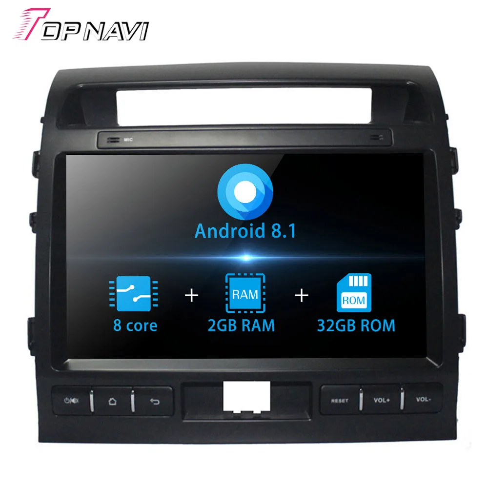 10 Inch 2 Din Car GPS Navigation For Toyota Land Cruiser 2007 2008 2009 2010 2011 2012 2013 2014 2015  Android Car Radio Video