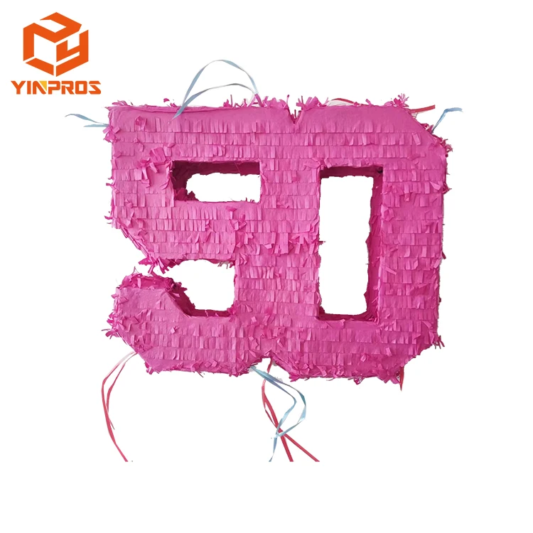 Kids Birthday party supplies out door garden party favor pinata for candy toys paper pinata Mexican theme party