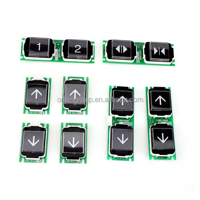 Elevator Spare Parts Elevator Lift Button LHB-051A LHB-052A LHB-055A Elevator Buttons