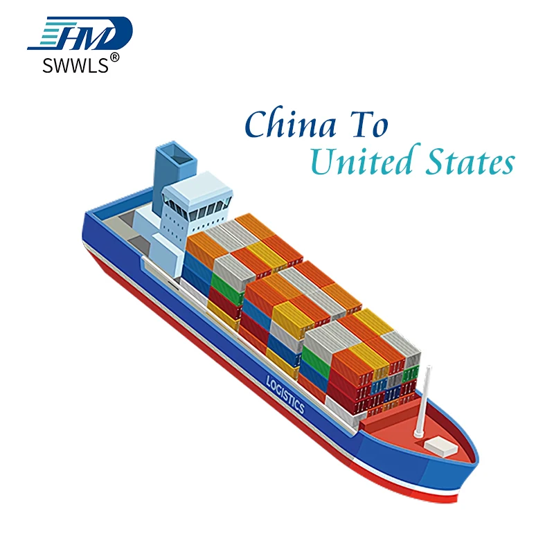 Swwls LCL sea freight from china to USA shipping agent