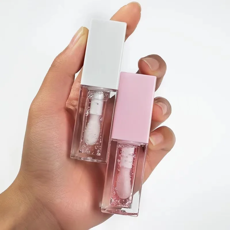 Private Label Glossy Lip Oil Vegan Organic Fruit Flavor Vitamin E Moisture Lip Plump Lip Care Oil