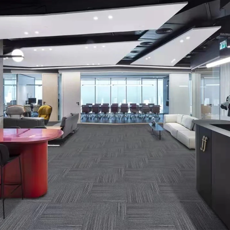 Custom High Quality Waterproof PP Commercial Carpet Tile 50x50 Bed Room Carpet Floor Tiles
