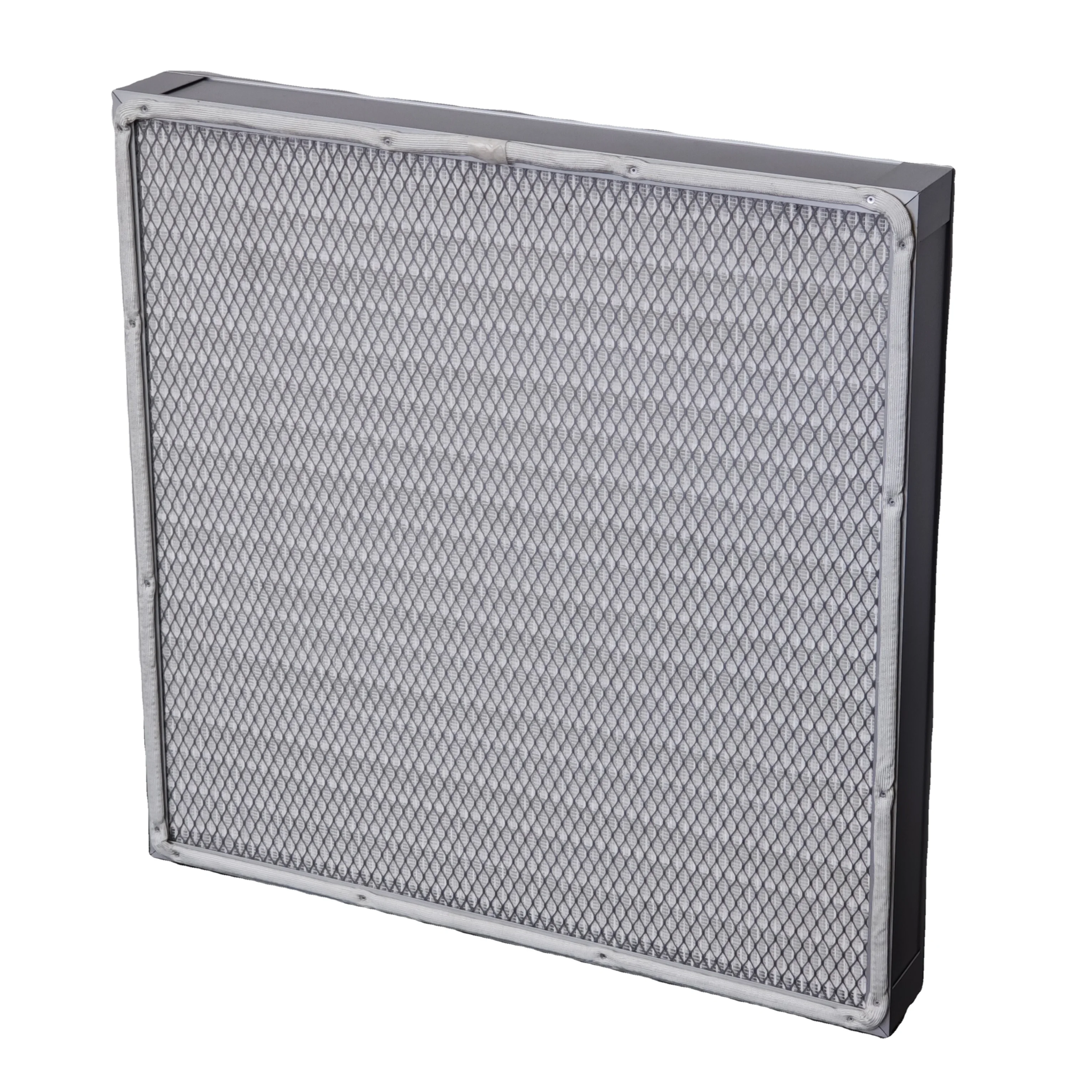 Ultra-Thin Mini Pleat HEPA Filter Separator High-Temperature Aluminum Frame Painting Room Manufacturing Industrial Plants