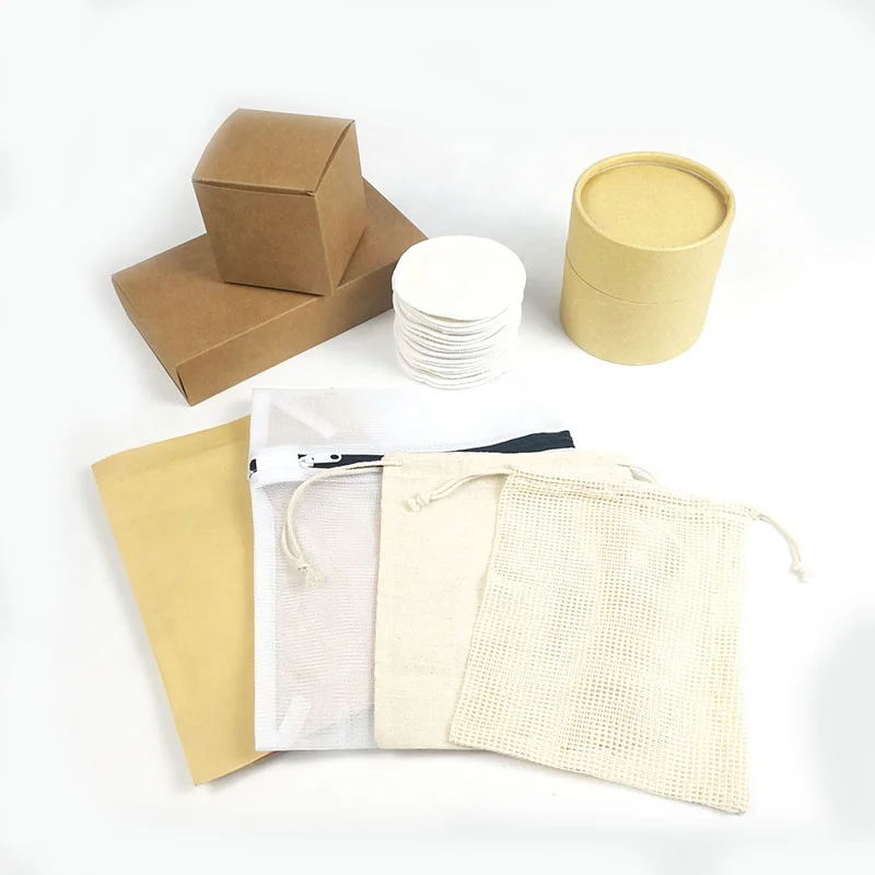 Washable Soft Bamboo Fiber Organic Cotton Pads