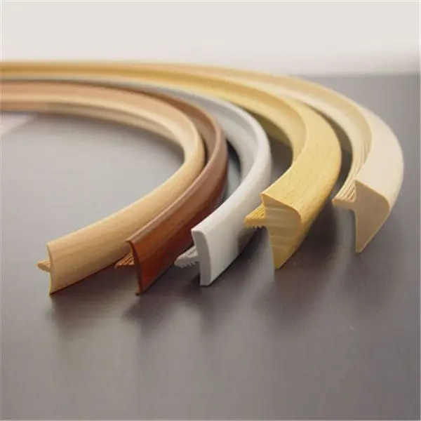 0.45-3mm thickness PVC edge banding for furniture  edge banding for wooden doors FUWEI