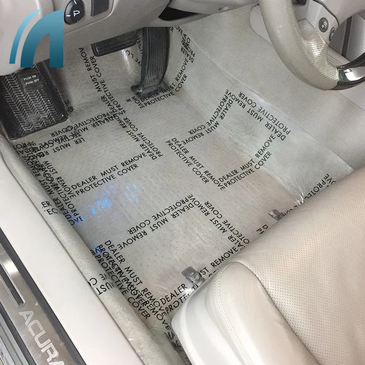 Scratch Resistant Car Interior Temporary Pe Adhesive Automotive Carpet Protective Film