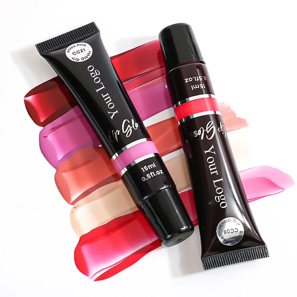 New Soft Tube Lipgloss Long Lasting Vendor Vegan Lip Glaze Glossy Lip Gloss Glossy Creamy Lip Gloss For Lady