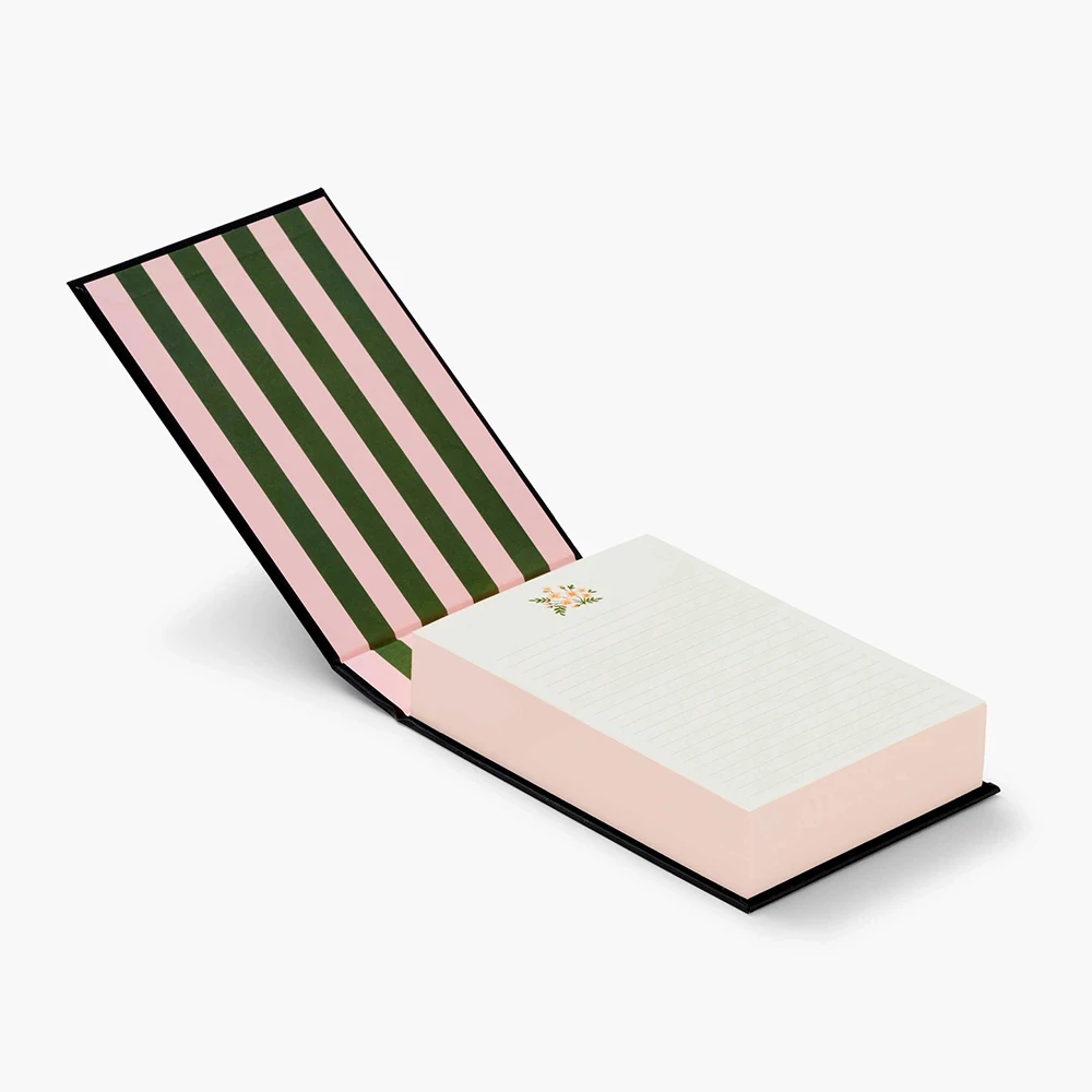 Custom Hardcover Desktop Notepad To Do List Memo Pad 200 sheets Tear Off Notepad