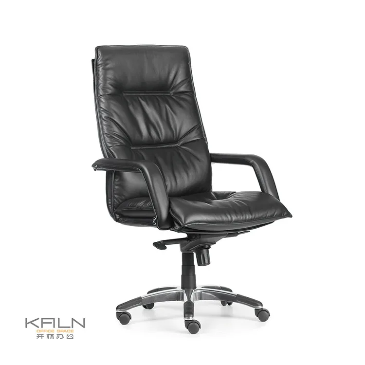 KL-E008 modern design office furniture high back genuine leather luxury office chair adjustable comfortable gaming chair
