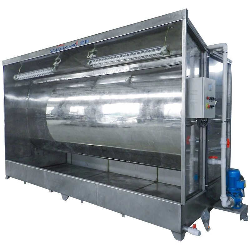 Small Spray Booth with Water Curtain Water Type Paint Bench