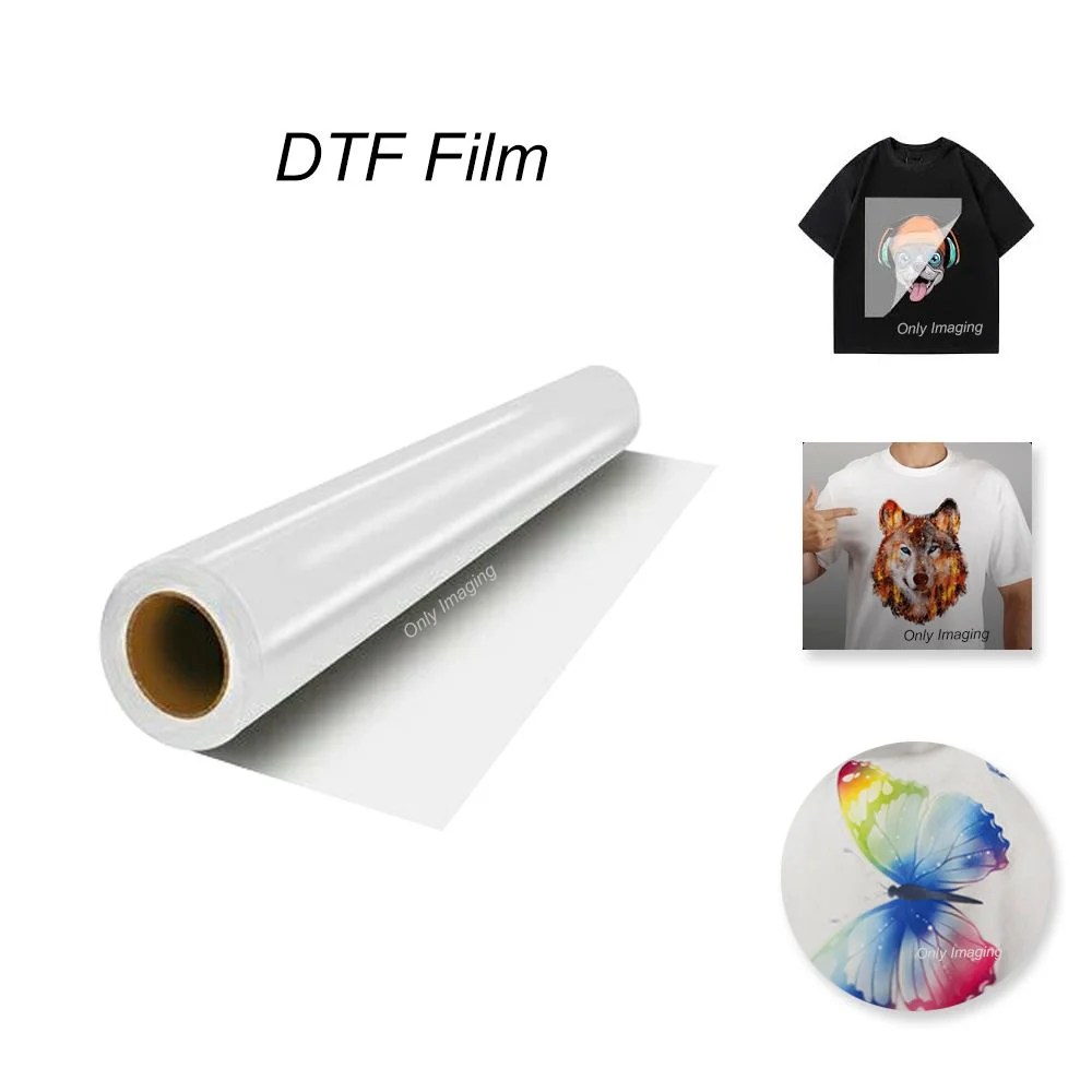 Футболка печать DTF ПЭТ пленка 30 см 60 горячая холодная пилинг Одиночная двойная сторона для Epson i1800 i3200 печатающая головка принтер