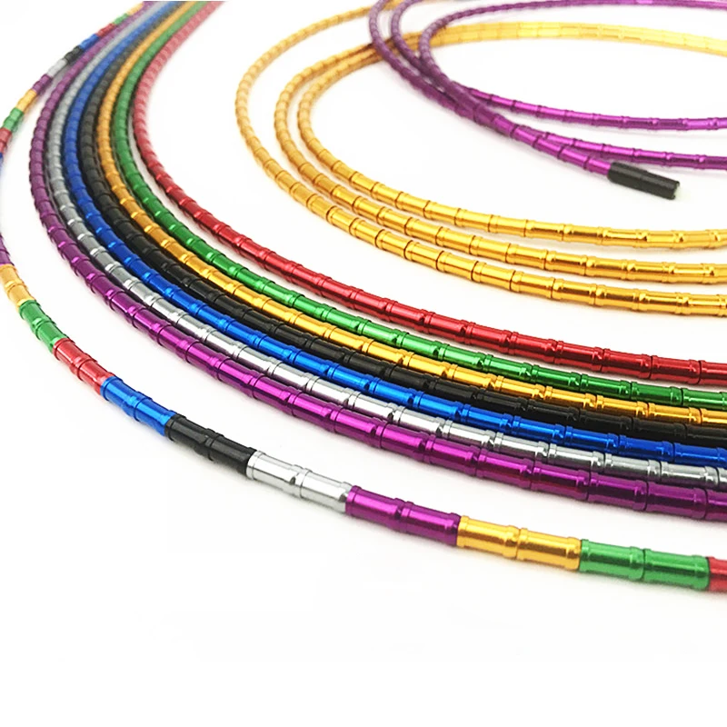 2M Aluminum Bicycle Cable kit For MTB Road Bike Brake/Shifting Bamboo Link Cable Housing Set Ultralight Bike Cable Accessories