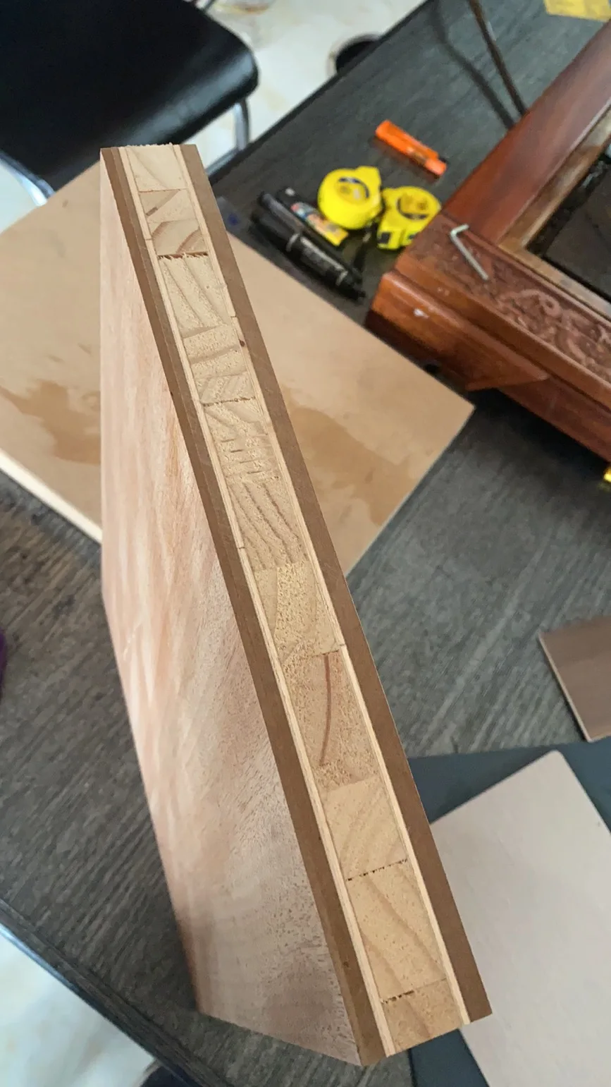 factory High Quality wood door 44MM Block Board for Door Core