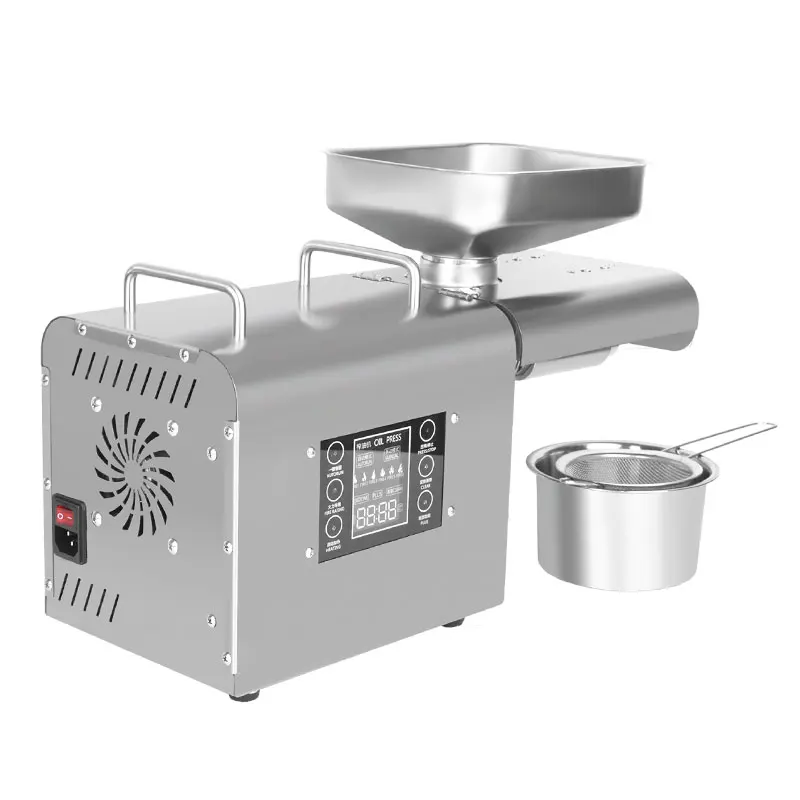 automatic oil press Smart household high-power oil press Avocado Sesame Soybean   peanut sesame sunspot oil 220v 110v