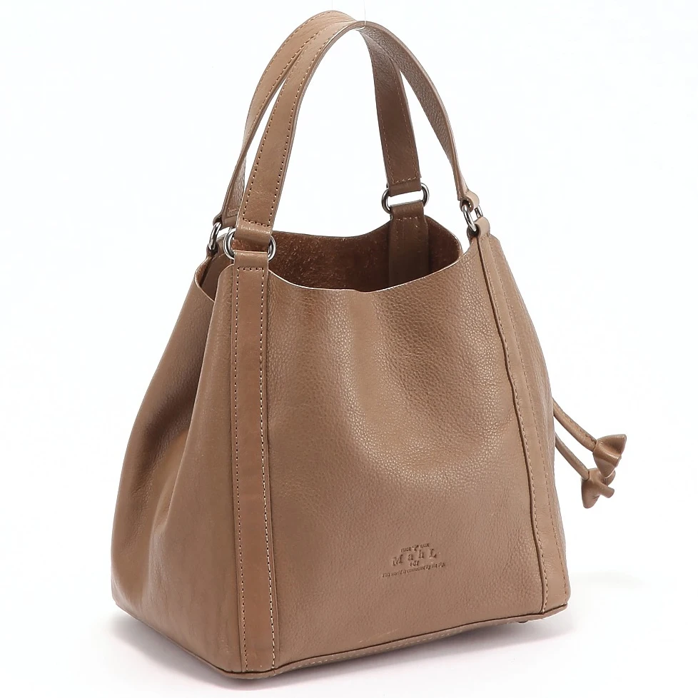 Cowhide Tote Bag Drawstring big ladies designer handbag tote leather hand bag for women