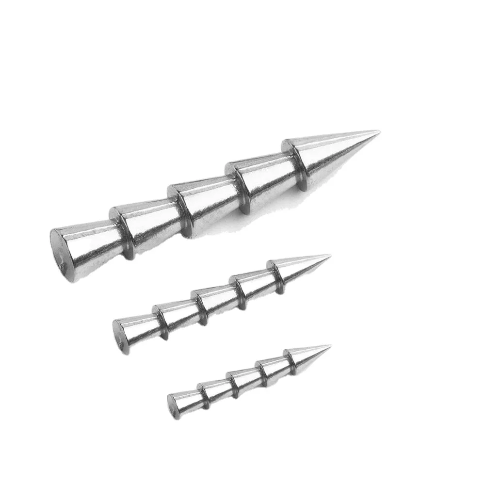 Factory Wholesale Price Tungsten Pagoda Nail Sinker Fishing Weight Tungsten Nail Sinker
