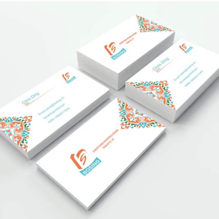 Индивидуальная форма маленькая креативная биоразлагаемая Современная бумага для визитных карточек